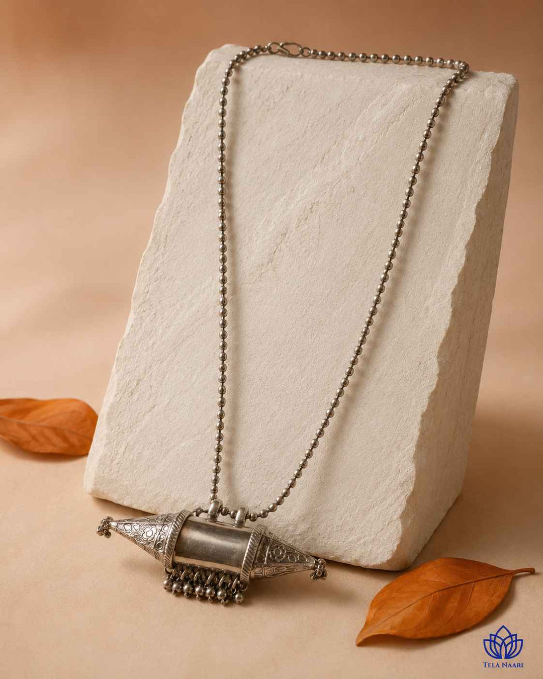 Gauri Silver Plated Necklace