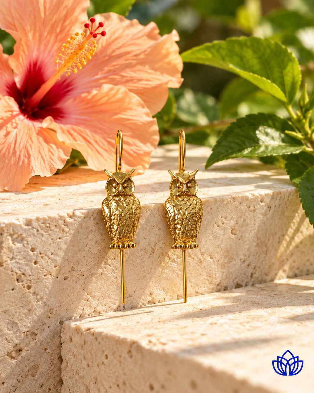 Gold Plated Owl Earcuff