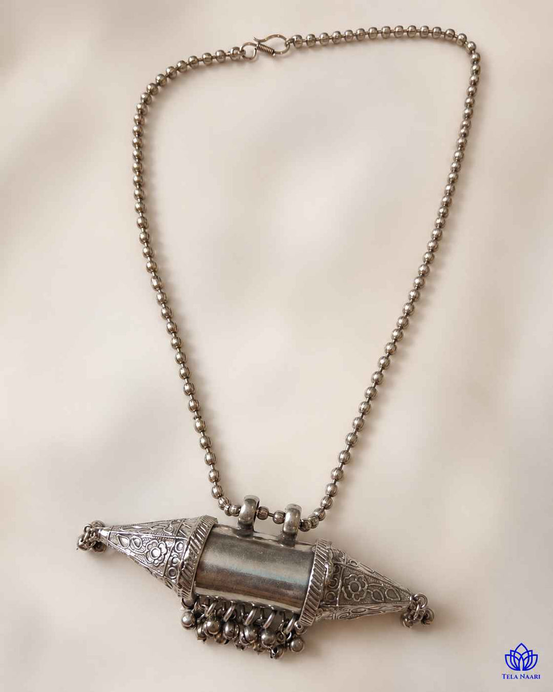 Gauri Silver Plated Necklace