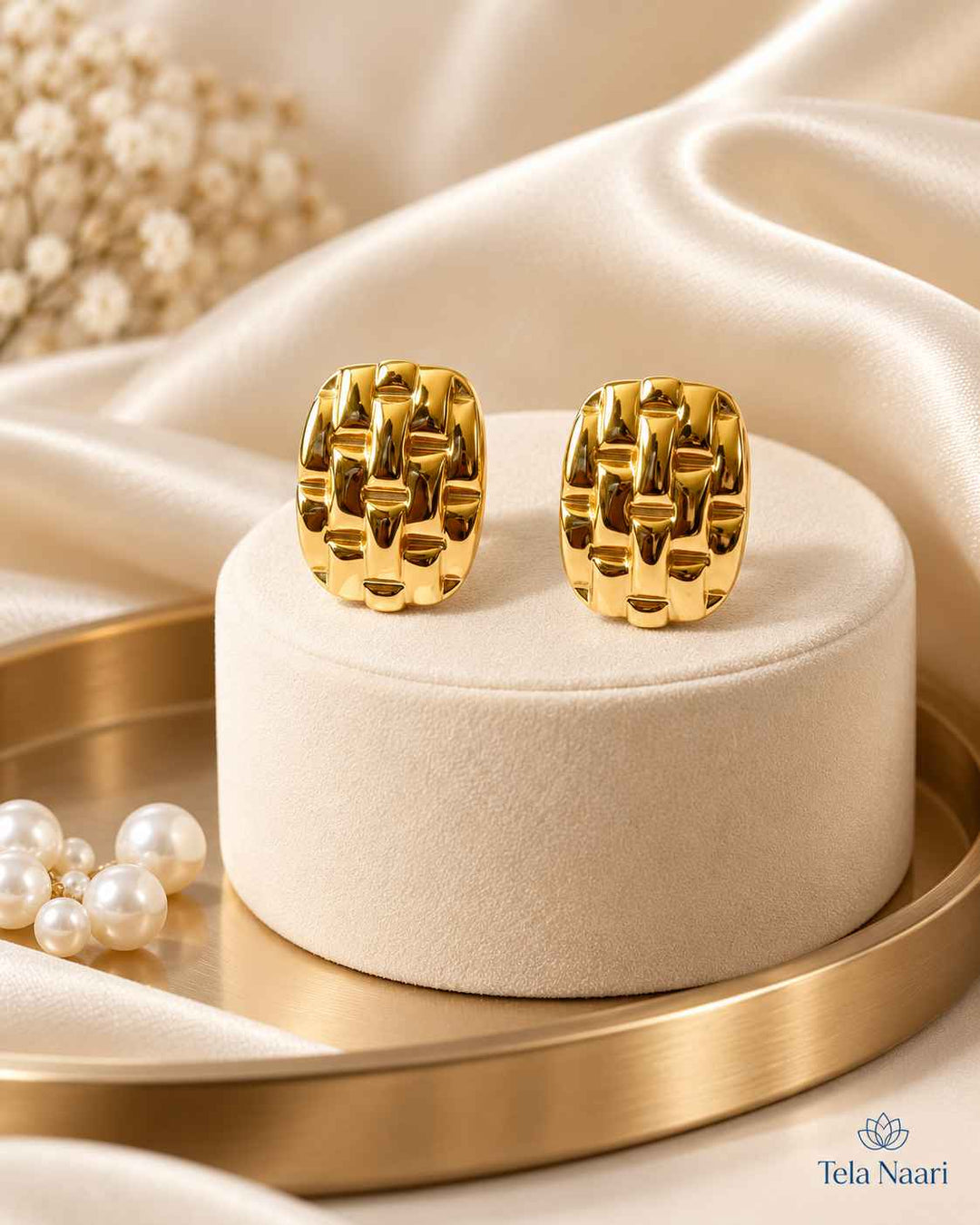 Anti-Tarnish Nina Stud Earrings