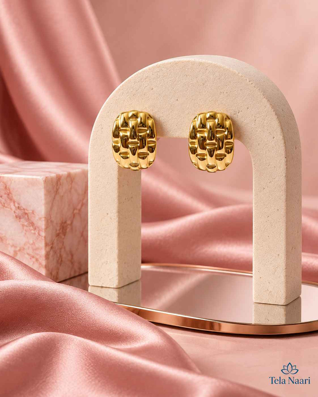 Anti-Tarnish Nina Stud Earrings