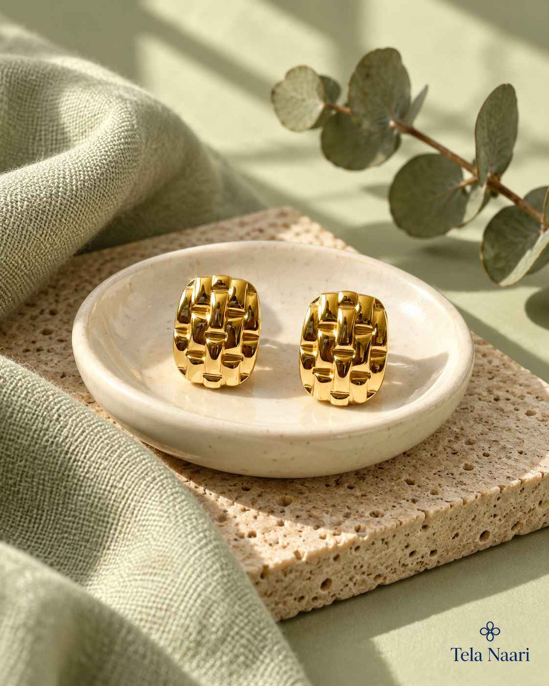 Anti-Tarnish Nina Stud Earrings
