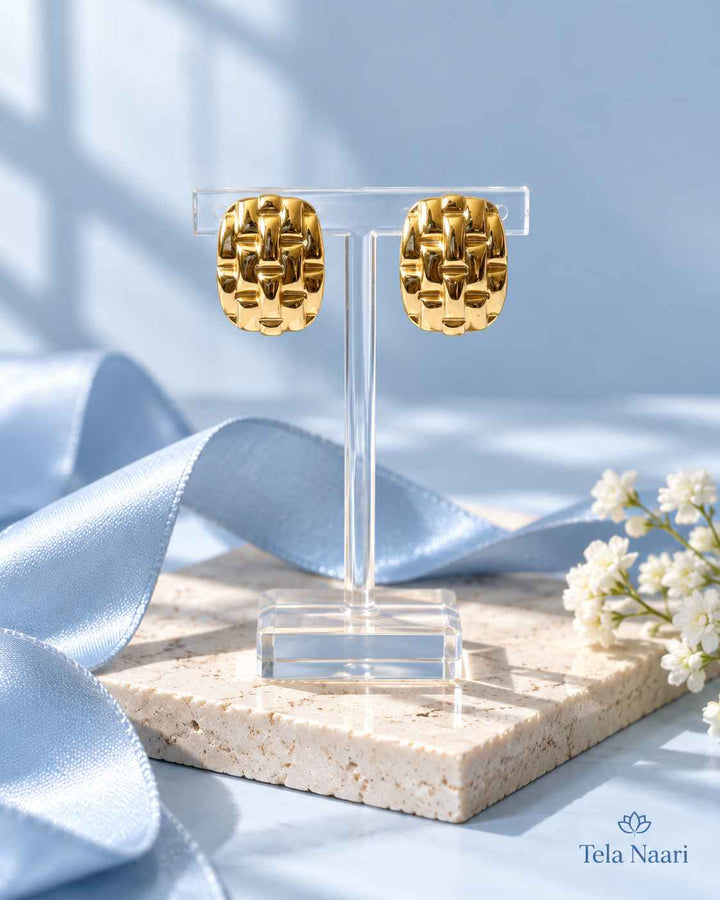 Anti-Tarnish Nina Stud Earrings
