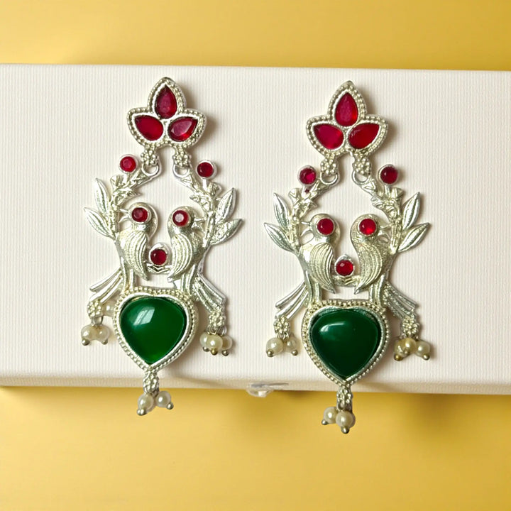 Silver Look Alike Earrings Daania