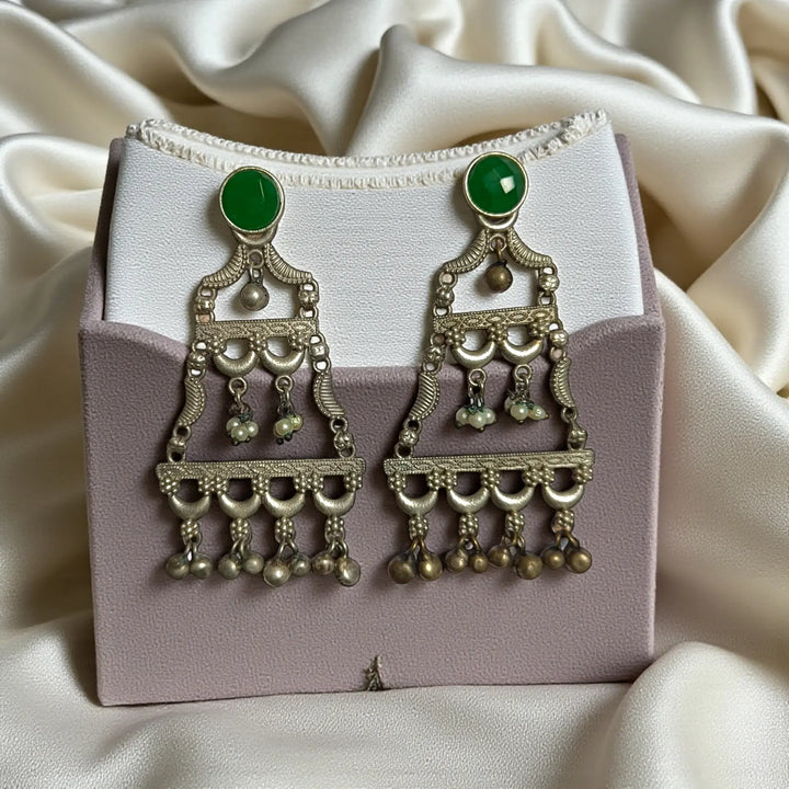 Classic Rupal Silver Plated Dangler Earrings