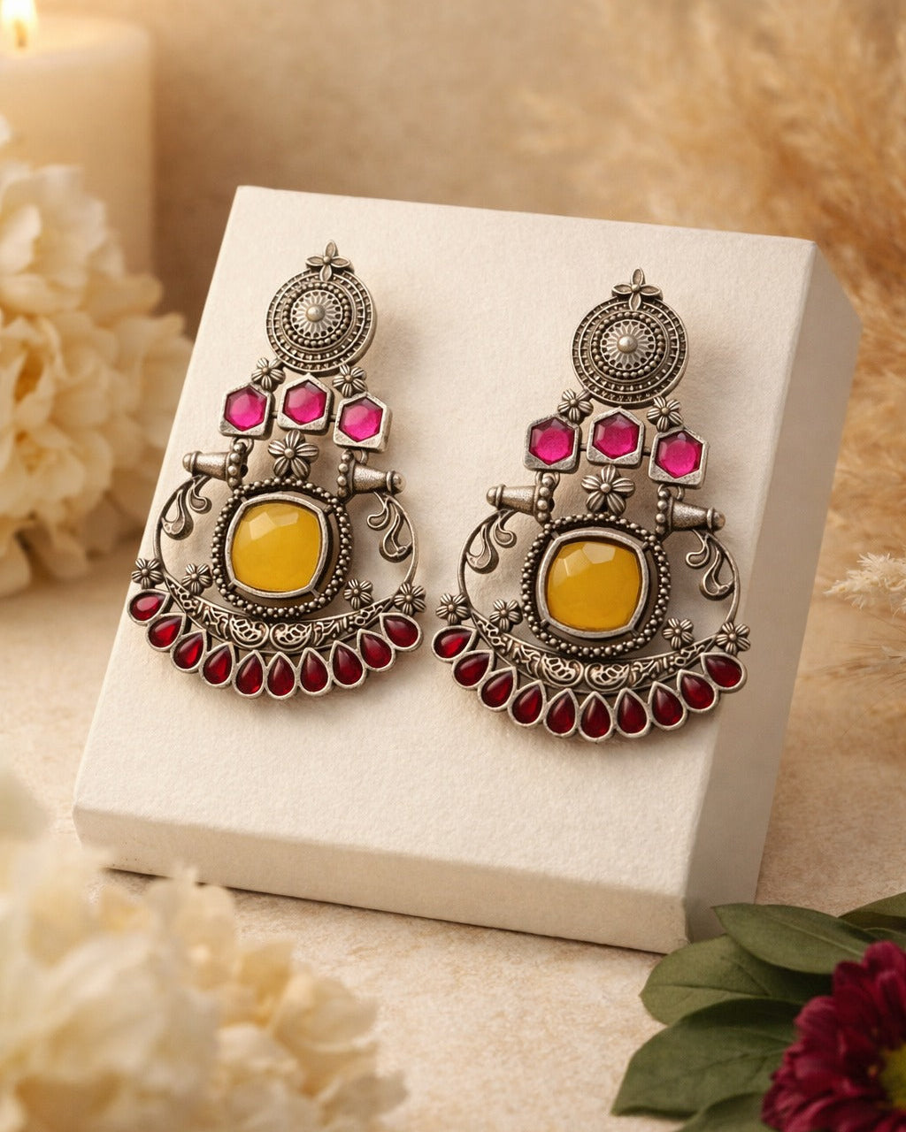 Carry Silver-Plated Earrings