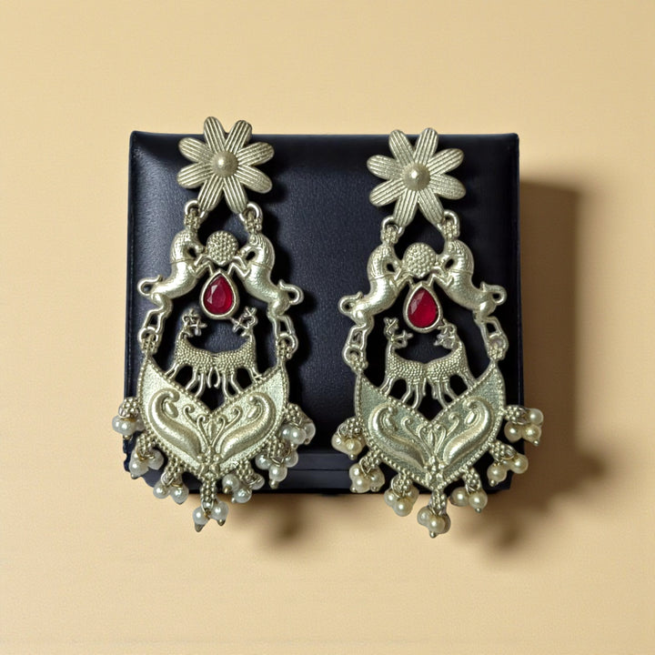 Silver Look Alike Earrings Dahila