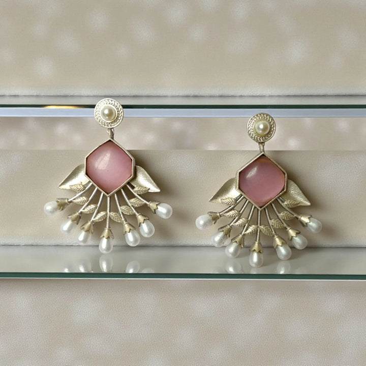 DIVYA SILVER REPLICA Dangler EARRINGS