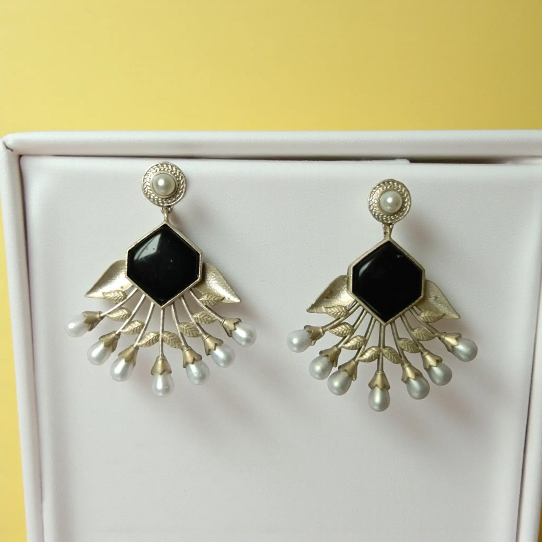 DIVYA SILVER REPLICA Dangler EARRINGS