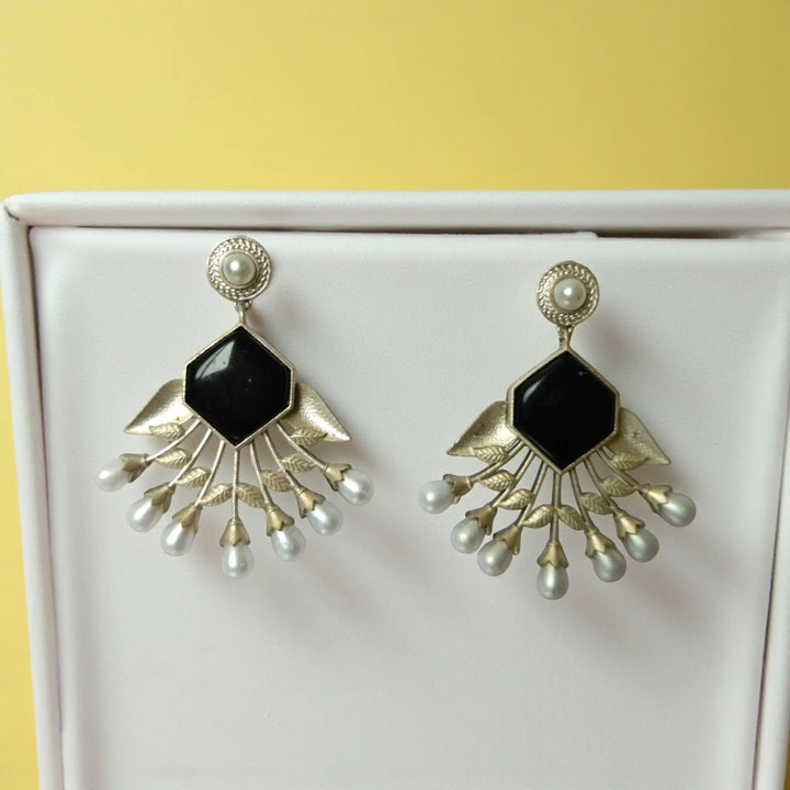 DIVYA SILVER REPLICA Dangler EARRINGS