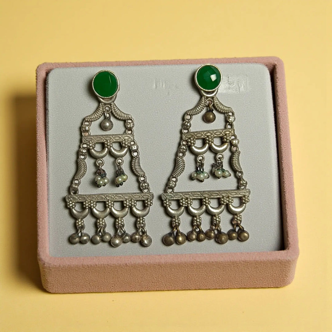 Classic Rupal Silver Plated Dangler Earrings