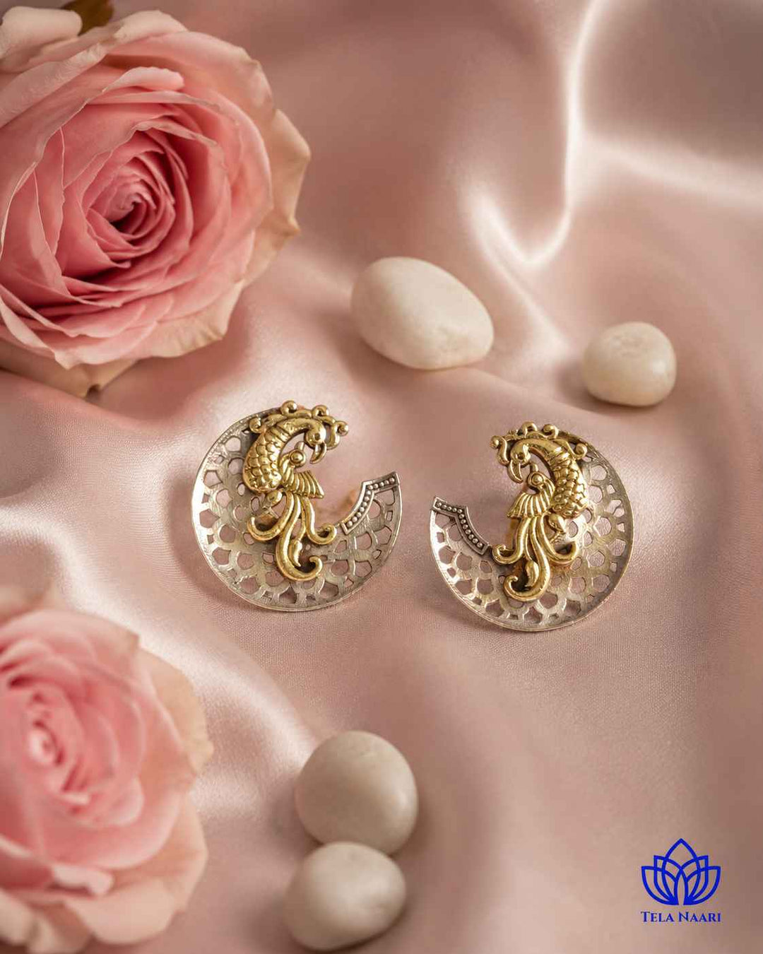 Elegant Neha Dual Tone Earrings