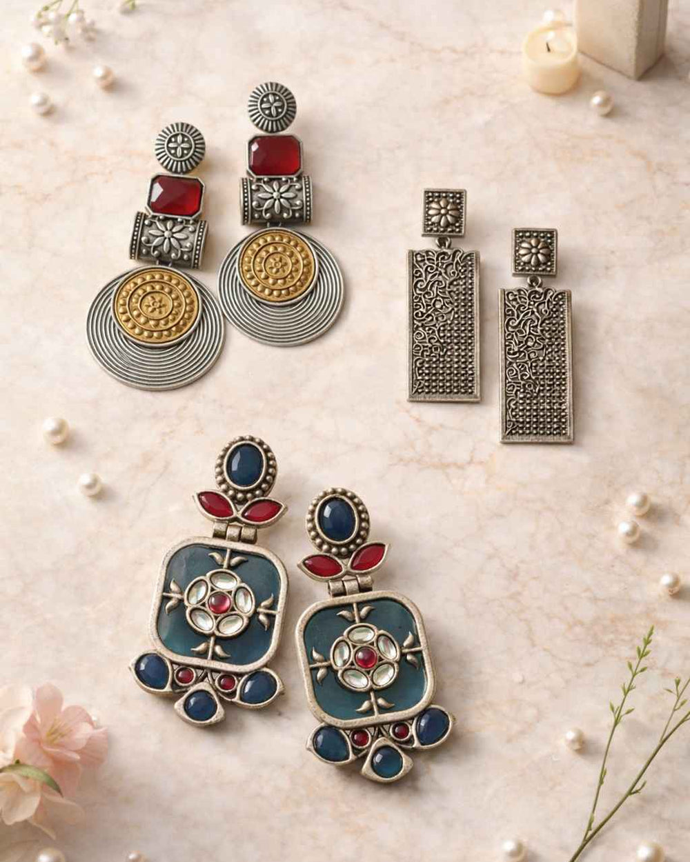 Meadow festive gift hamper – ethnic jewellery gift set by TelaNaari