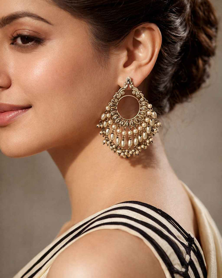 Classic Ipsa Silver Plated Earrings