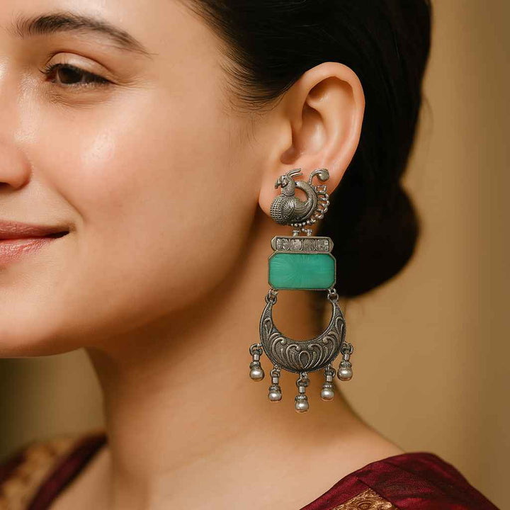 Silver Plated Dangler Earrings Kareena
