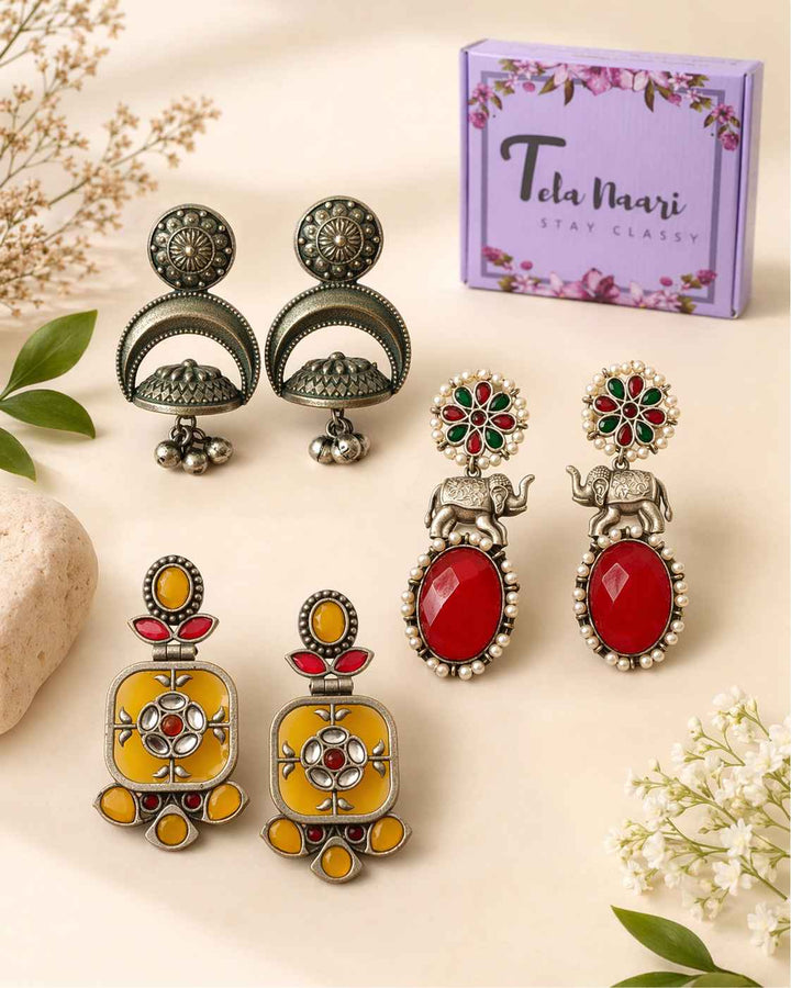 TelaNaari best seller hamper edit vol 3 – curated ethnic jewellery gift set