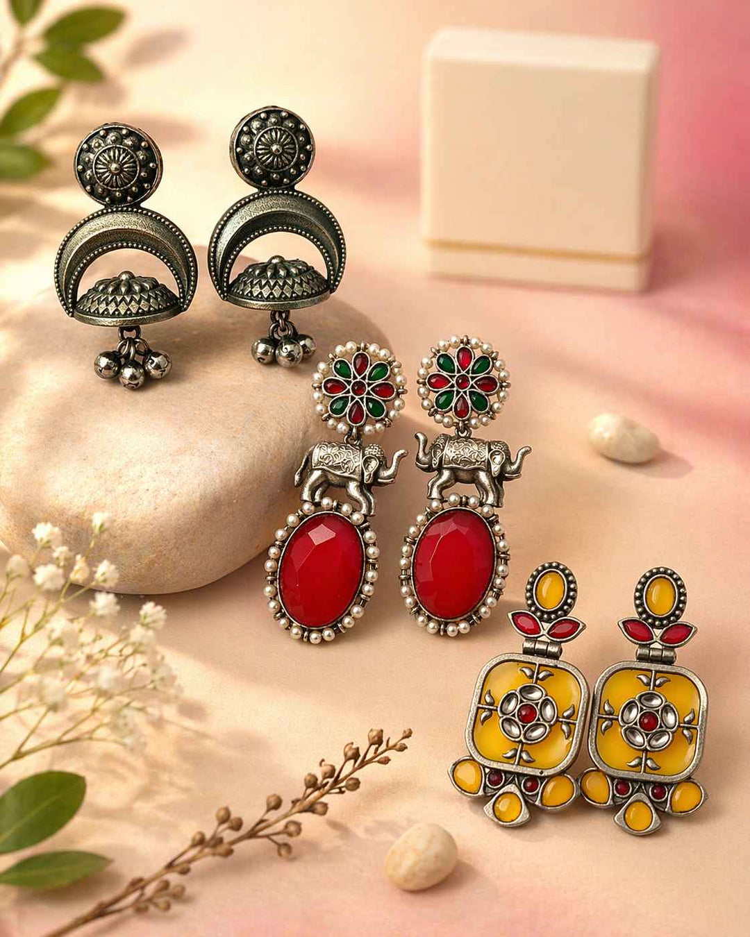 TelaNaari best seller hamper vol 3 contents – curated ethnic jewellery