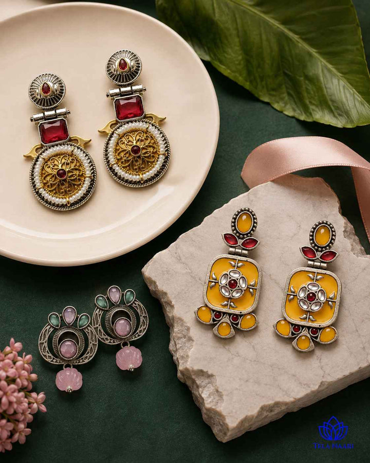 Naylani Festive Hamper – Premium Box With 3 Pairs Of Earrings