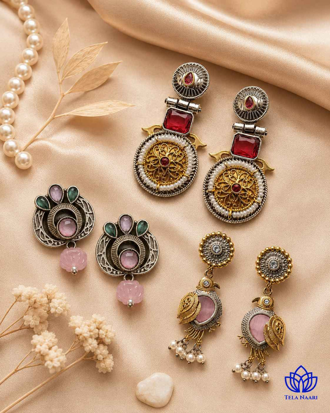 Alara Festive Hamper – Premium Box With 3 Pairs Of Earrings
