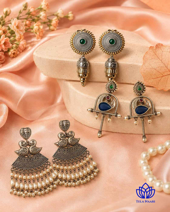 Belladona Festive Hamper – Premium Box With 3 Pairs Of Earrings