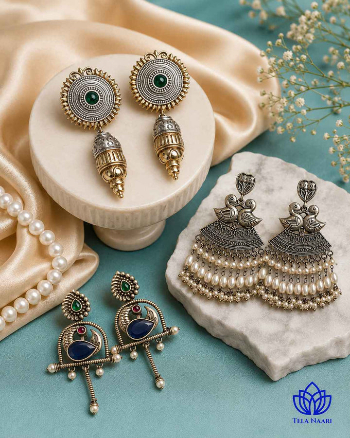 Belladona Festive Hamper – Premium Box With 3 Pairs Of Earrings