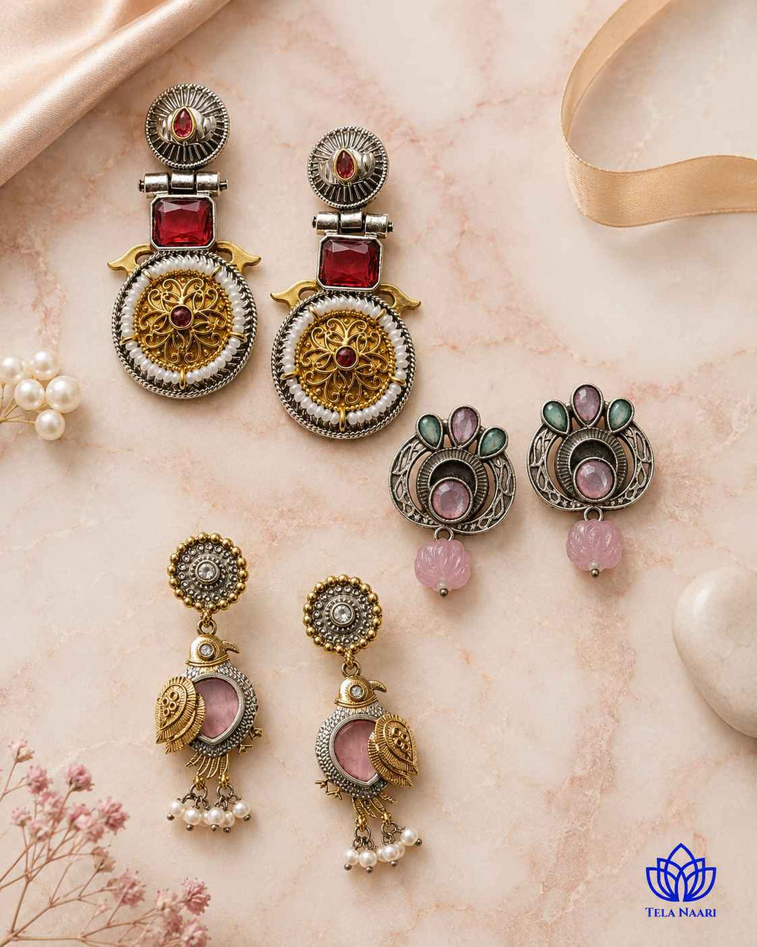 Alara Festive Hamper – Premium Box With 3 Pairs Of Earrings