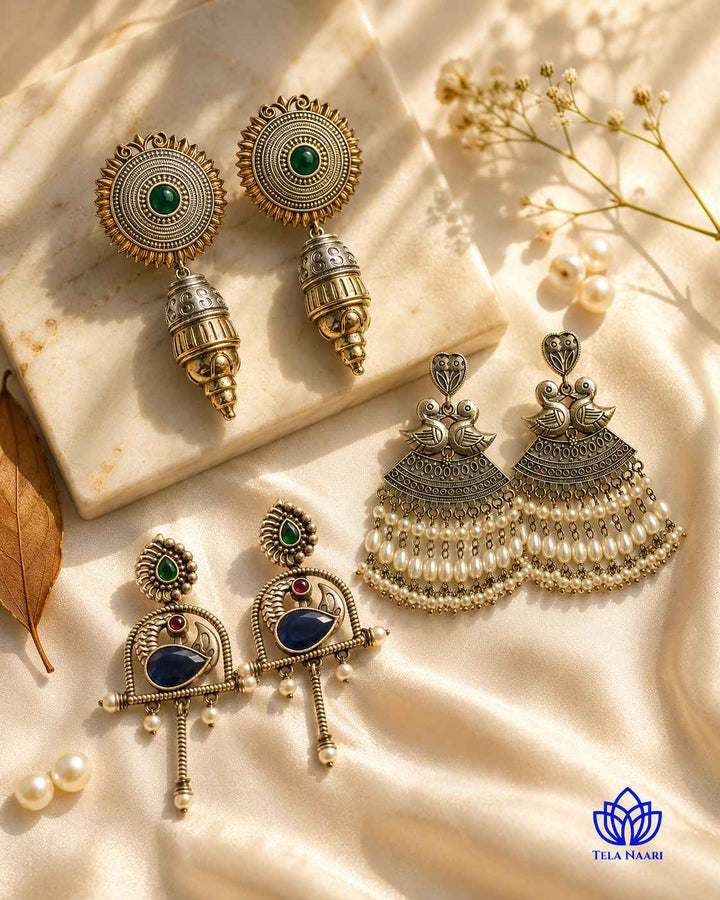 Belladona Festive Hamper – Premium Box With 3 Pairs Of Earrings