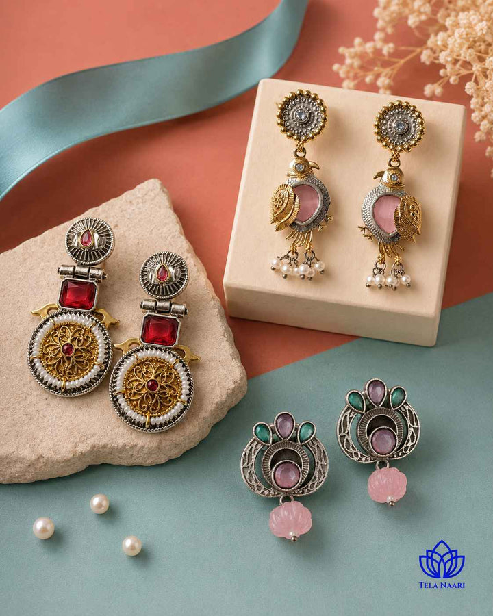 Alara Festive Hamper – Premium Box With 3 Pairs Of Earrings