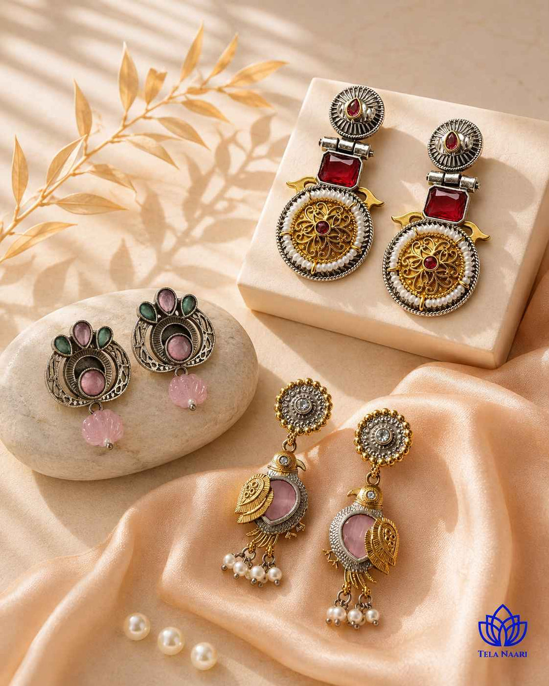 Alara Festive Hamper – Premium Box With 3 Pairs Of Earrings