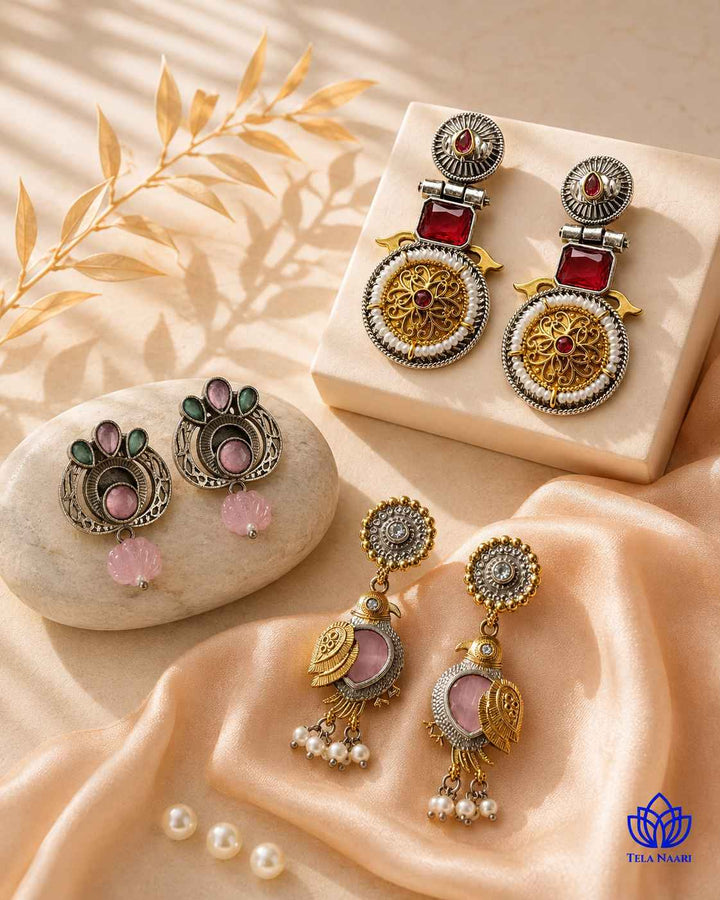 Alara Festive Hamper – Premium Box With 3 Pairs Of Earrings