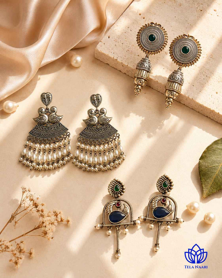 Belladona Festive Hamper – Premium Box With 3 Pairs Of Earrings