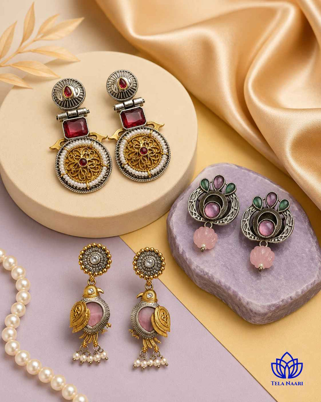 Alara Festive Hamper – Premium Box With 3 Pairs Of Earrings