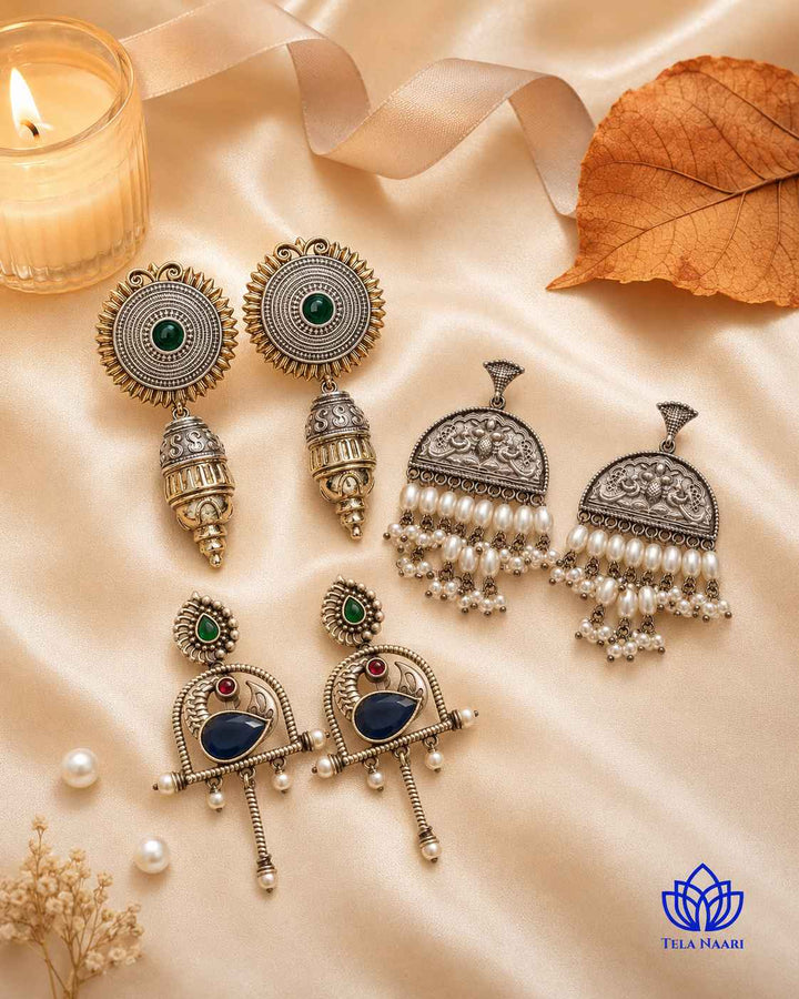 Eliana Festive Hamper – Premium Box With 3 Pairs Of Earrings