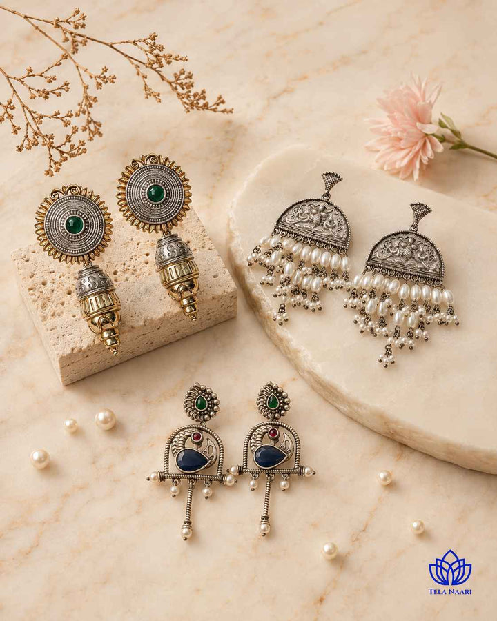 Eliana Festive Hamper – Premium Box With 3 Pairs Of Earrings
