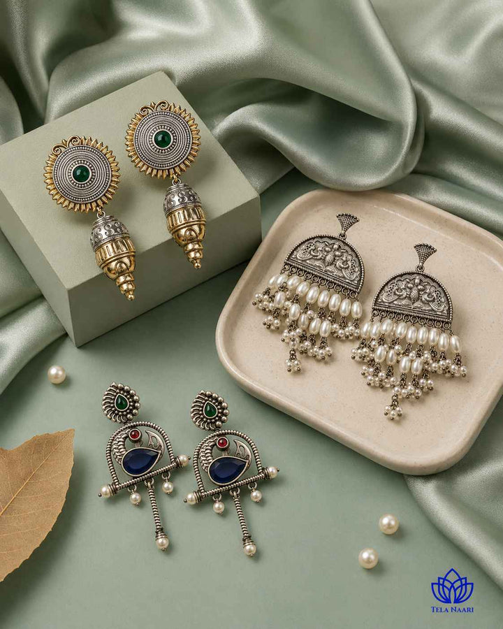 Eliana Festive Hamper – Premium Box With 3 Pairs Of Earrings
