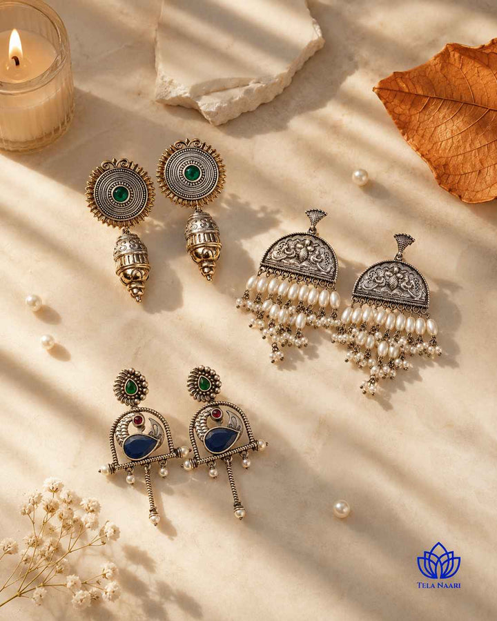Eliana Festive Hamper – Premium Box With 3 Pairs Of Earrings