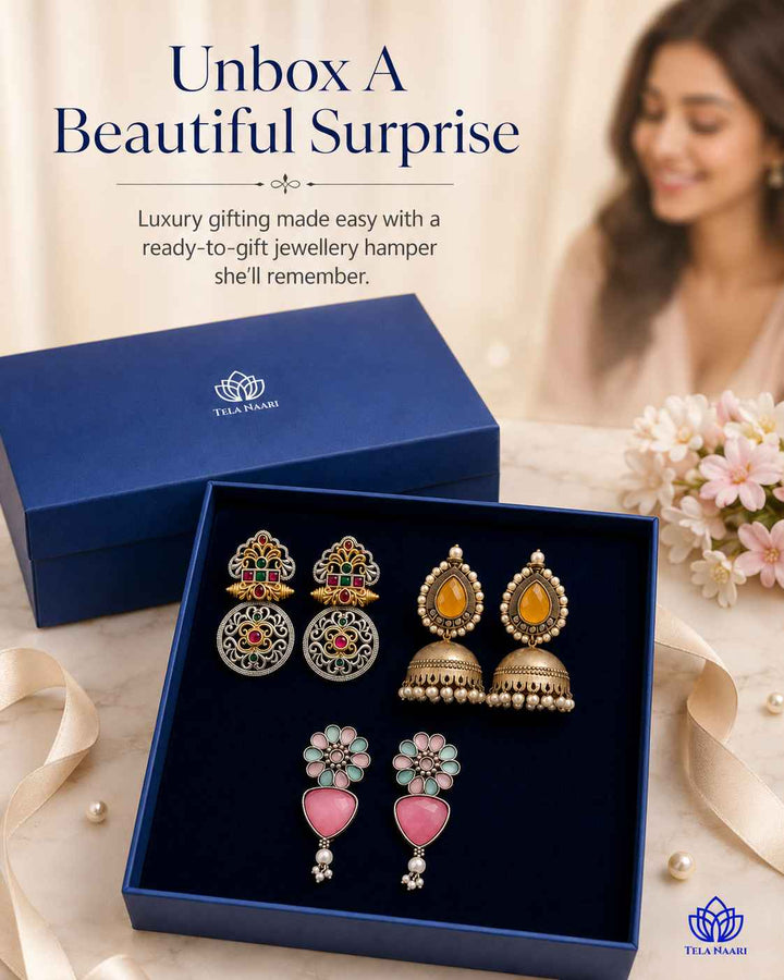 Boonie Hamper – Premium Box With 3 Pairs Of Earrings