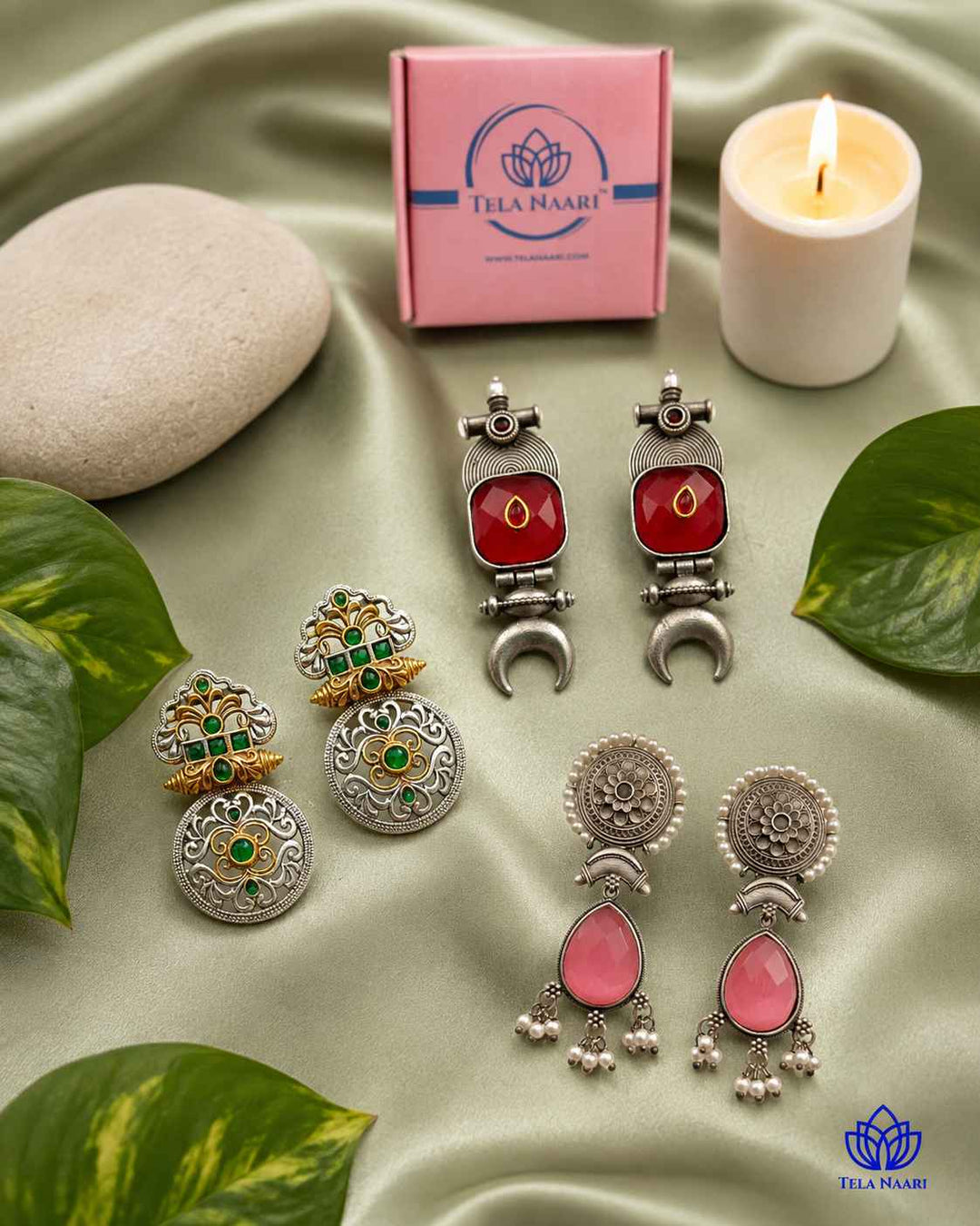 Fern Festive Hamper – 3 Pairs Of Earrings