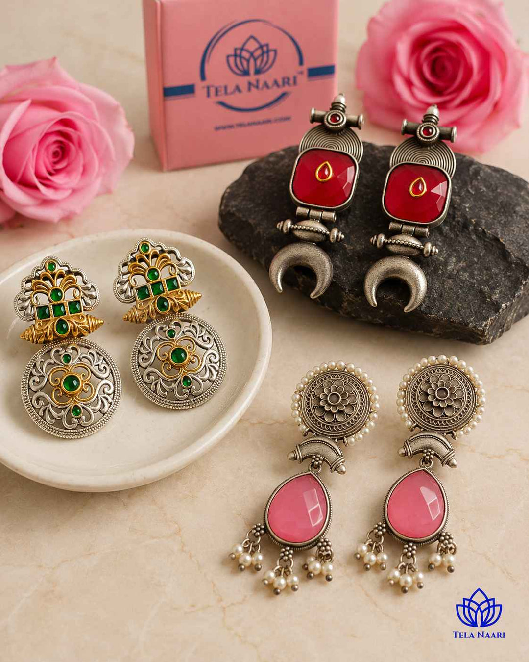 Fern Festive Hamper – 3 Pairs Of Earrings