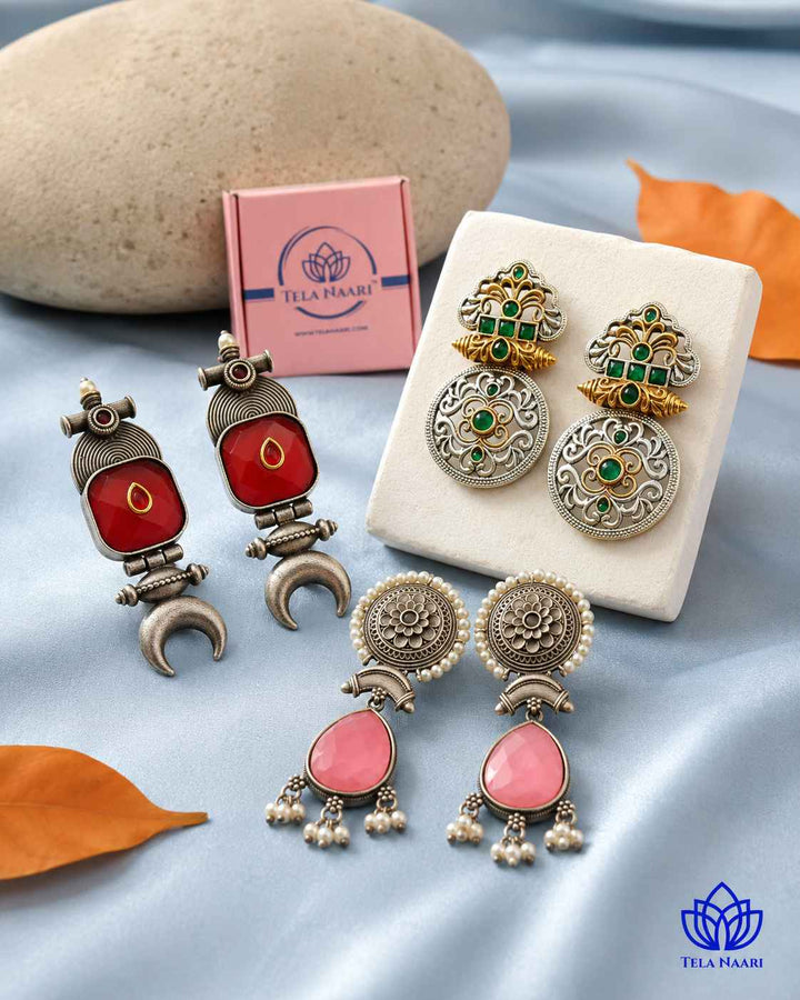 Fern Festive Hamper – 3 Pairs Of Earrings