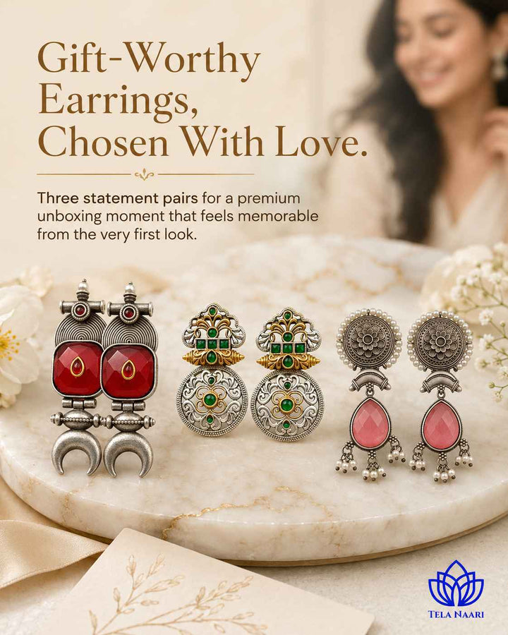 Fern Festive Hamper – 3 Pairs Of Earrings