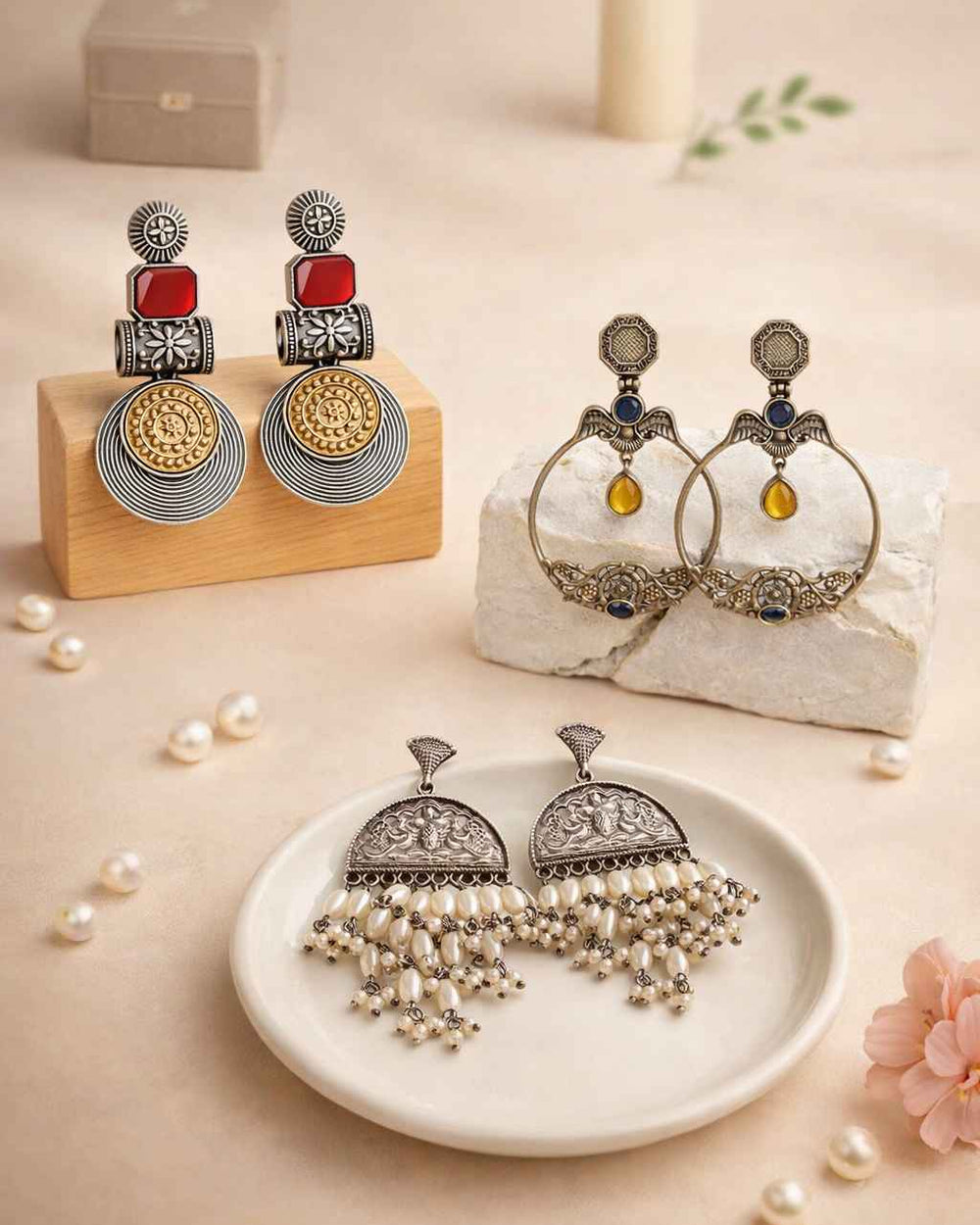Blossom festive gift hamper packaging – ethnic jewellery gift by TelaNaari