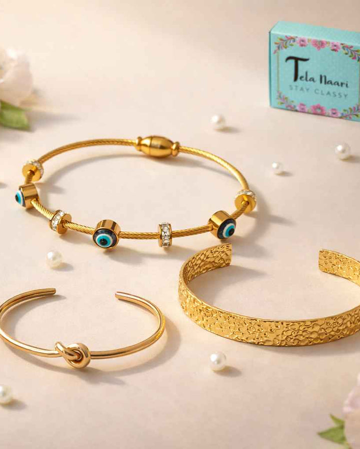 Erica Festive Gift Hamper - 3 Tarnish Free Bracelets