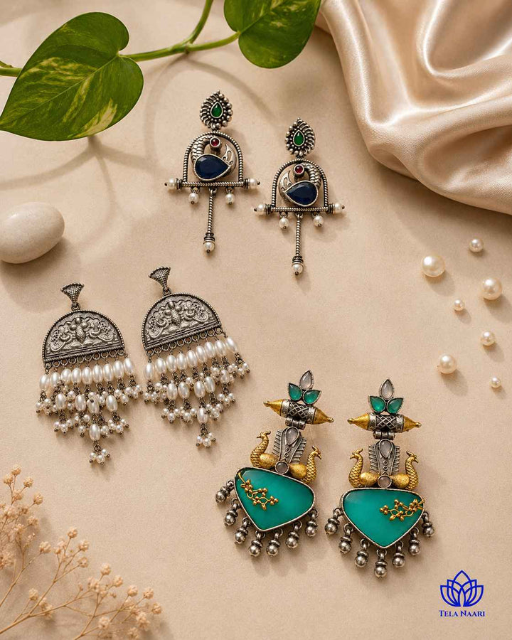 Juno Festive Hamper – Premium Box With 3 Pairs Of Earrings