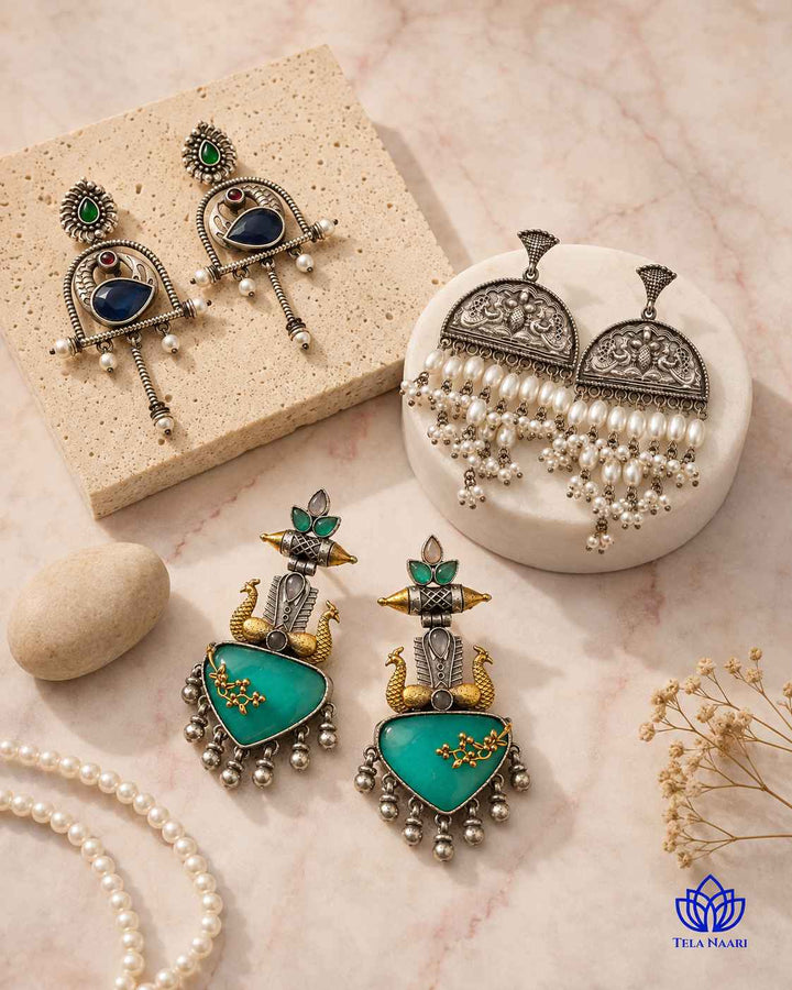 Juno Festive Hamper – Premium Box With 3 Pairs Of Earrings
