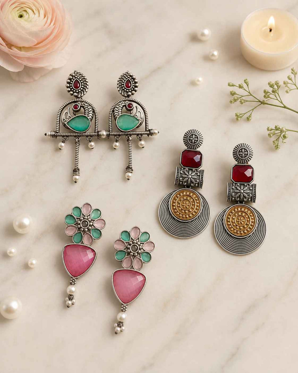 Bluma festive gift hamper with premium box – luxury jewellery gift by TelaNaari
