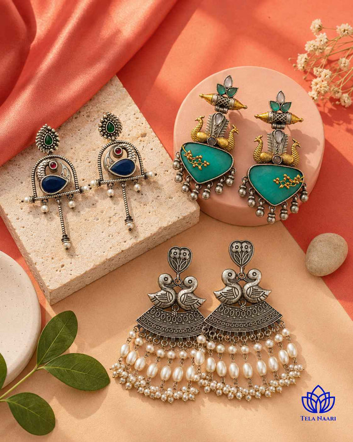 Emiko Festive Hamper – Premium Box With 3 Pairs Of Earrings