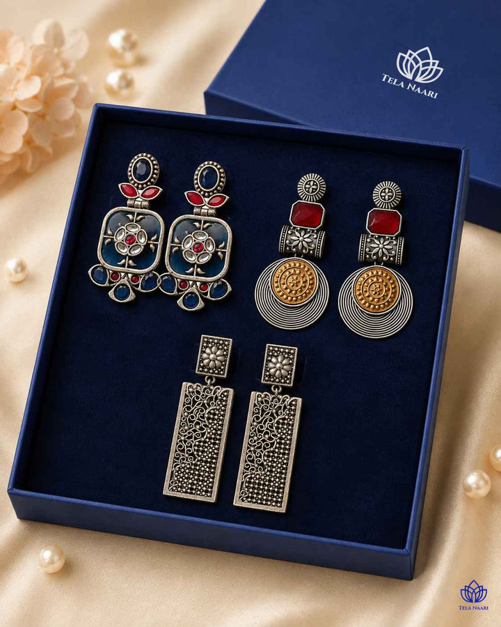 Meadow Hamper – Premium Box With 3 Pairs Of Earrings