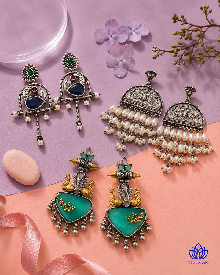 Juno Festive Hamper – Premium Box With 3 Pairs Of Earrings