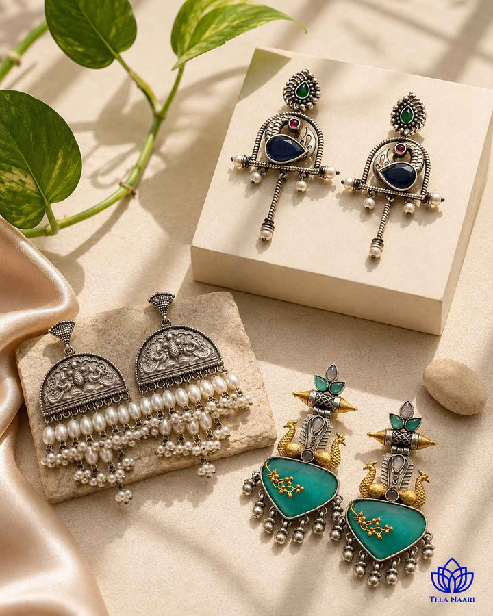 Juno Festive Hamper – Premium Box With 3 Pairs Of Earrings